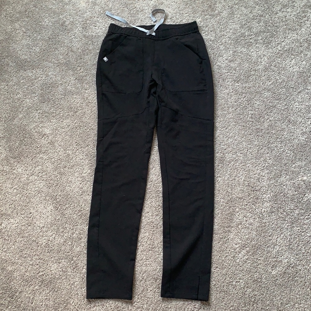 Figs Black Kochi scrub bottoms XXS regular